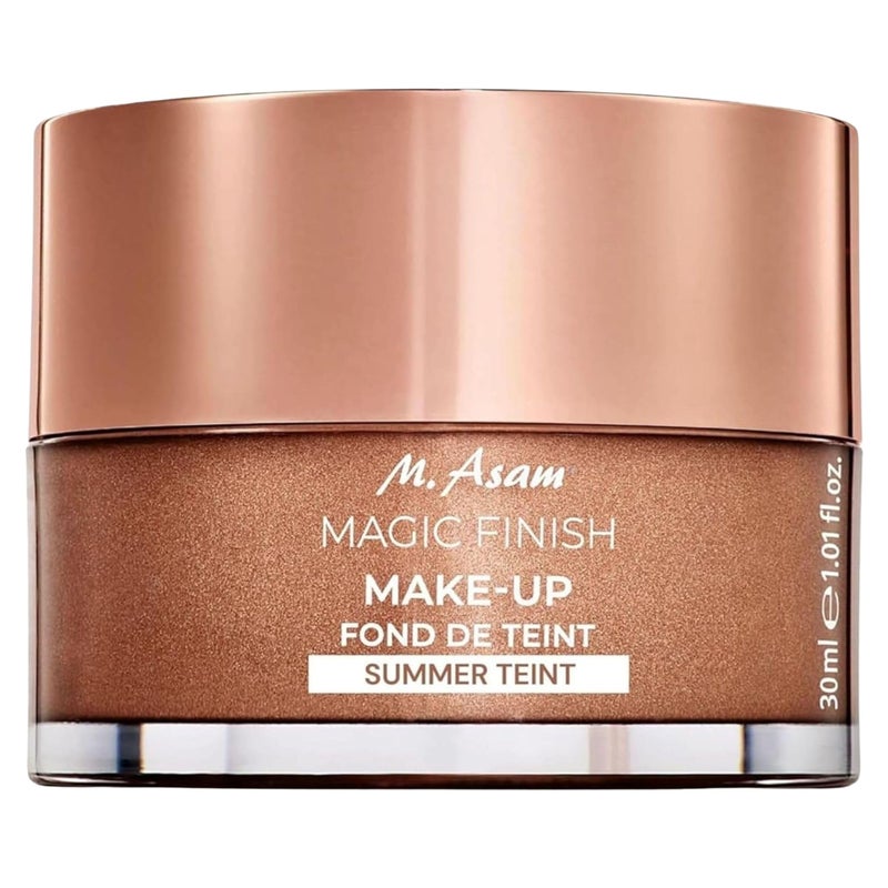 M Asam Magic Finish Summer Teint MakeUp Mousse 101 Fl Oz  4in1 Primer Foundation Concealer  Powder With Buildable Coverage Hides Redness And Dark Spots Vegan For Medium To Deep Skin Tones